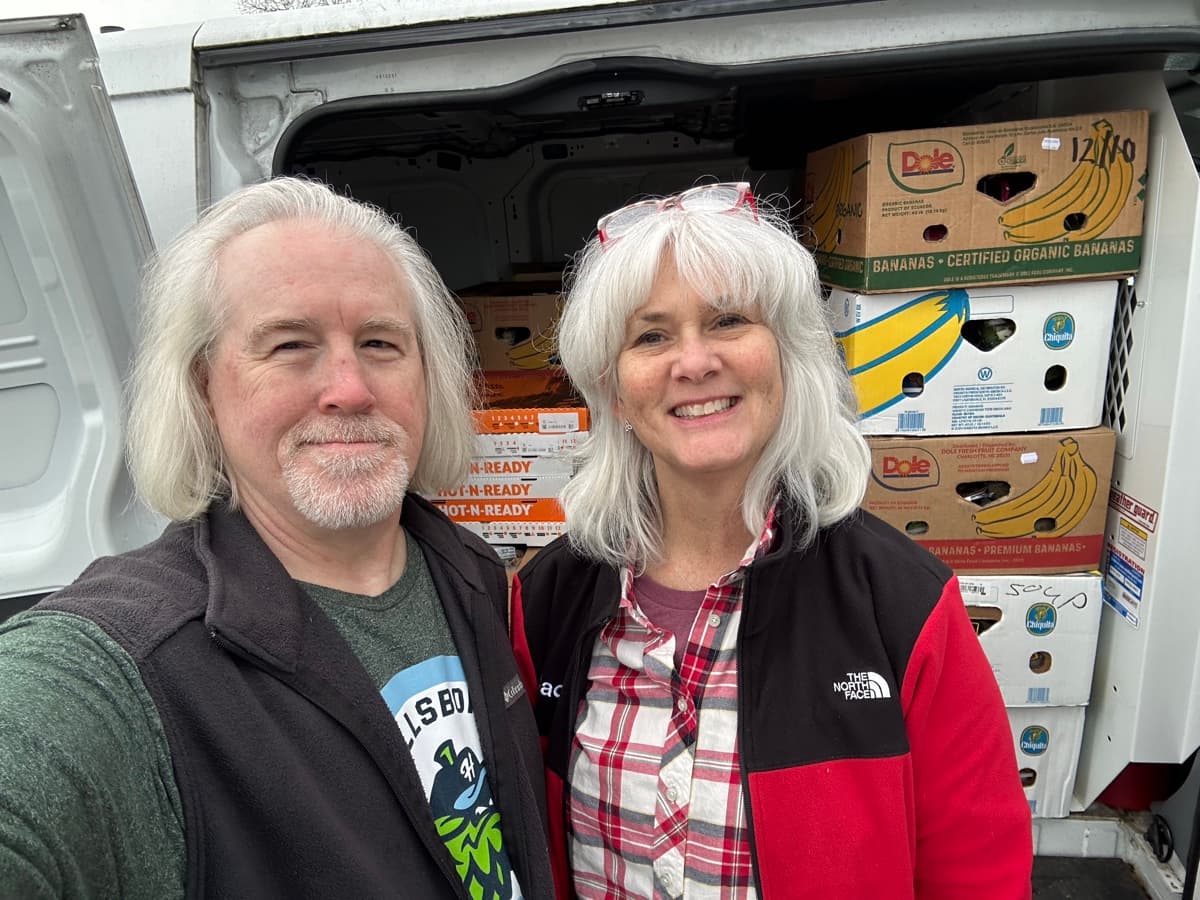 Mark Watson volunteering in the community